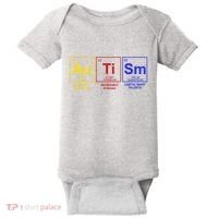 Autism Awareness Elements Periodic Table Baby Bodysuit thumb 0