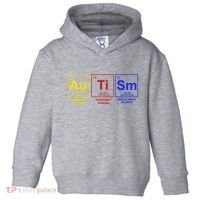 Autism Awareness Elements Periodic Table Toddler Hoodie thumb 0