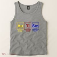 Autism Awareness Elements Periodic Table Tank Top thumb 2