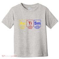 Autism Awareness Elements Periodic Table Toddler T-Shirt thumb 0