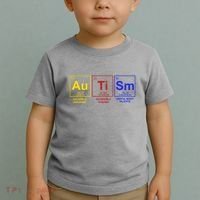 Autism Awareness Elements Periodic Table Toddler T-Shirt thumb 2