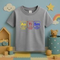 Autism Awareness Elements Periodic Table Toddler T-Shirt thumb 3