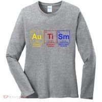 Autism Awareness Elements Periodic Table Women's Long Sleeve Shirt thumb 0