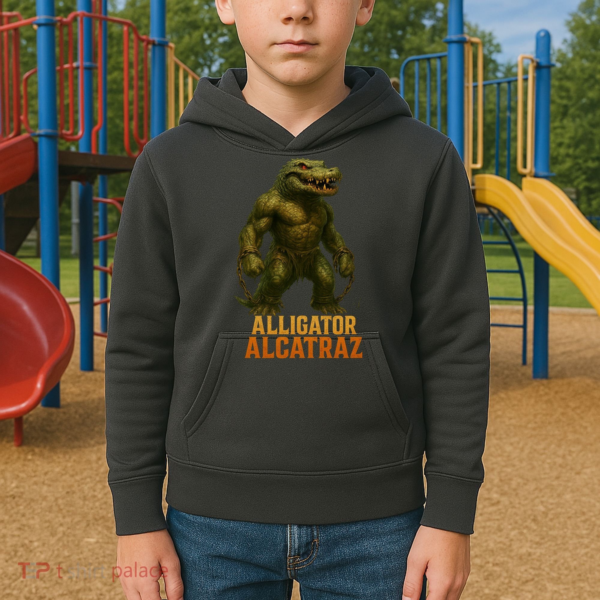 Alligator Alcatraz Epic Kids Hoodie