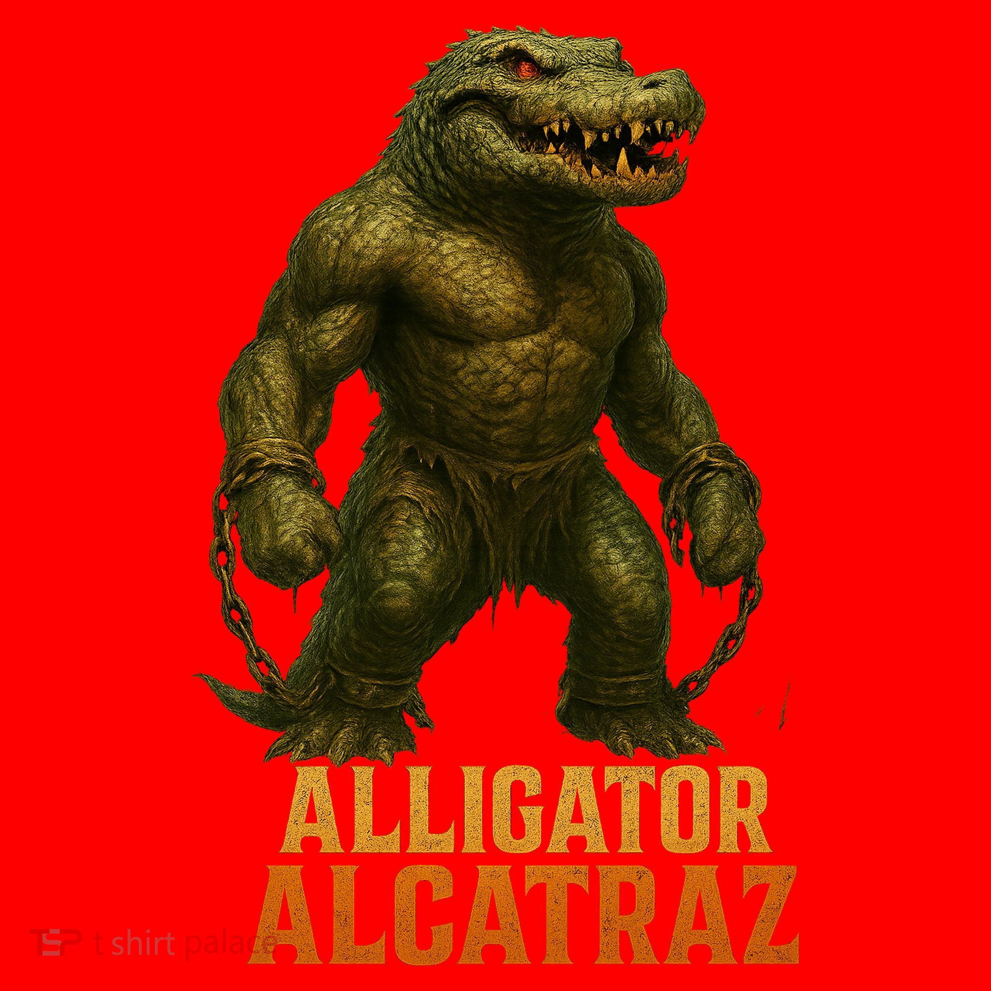 Alligator Alcatraz Epic Santa Hat