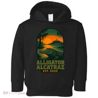 Alligator Alcatraz Est 2025 Toddler Hoodie thumb 0