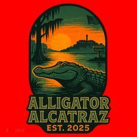 Alligator Alcatraz Est 2025 Santa Hat thumb 1