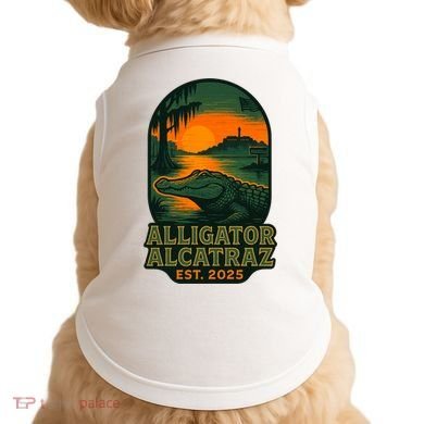 Alligator Alcatraz Est 2025 Doggie Tank