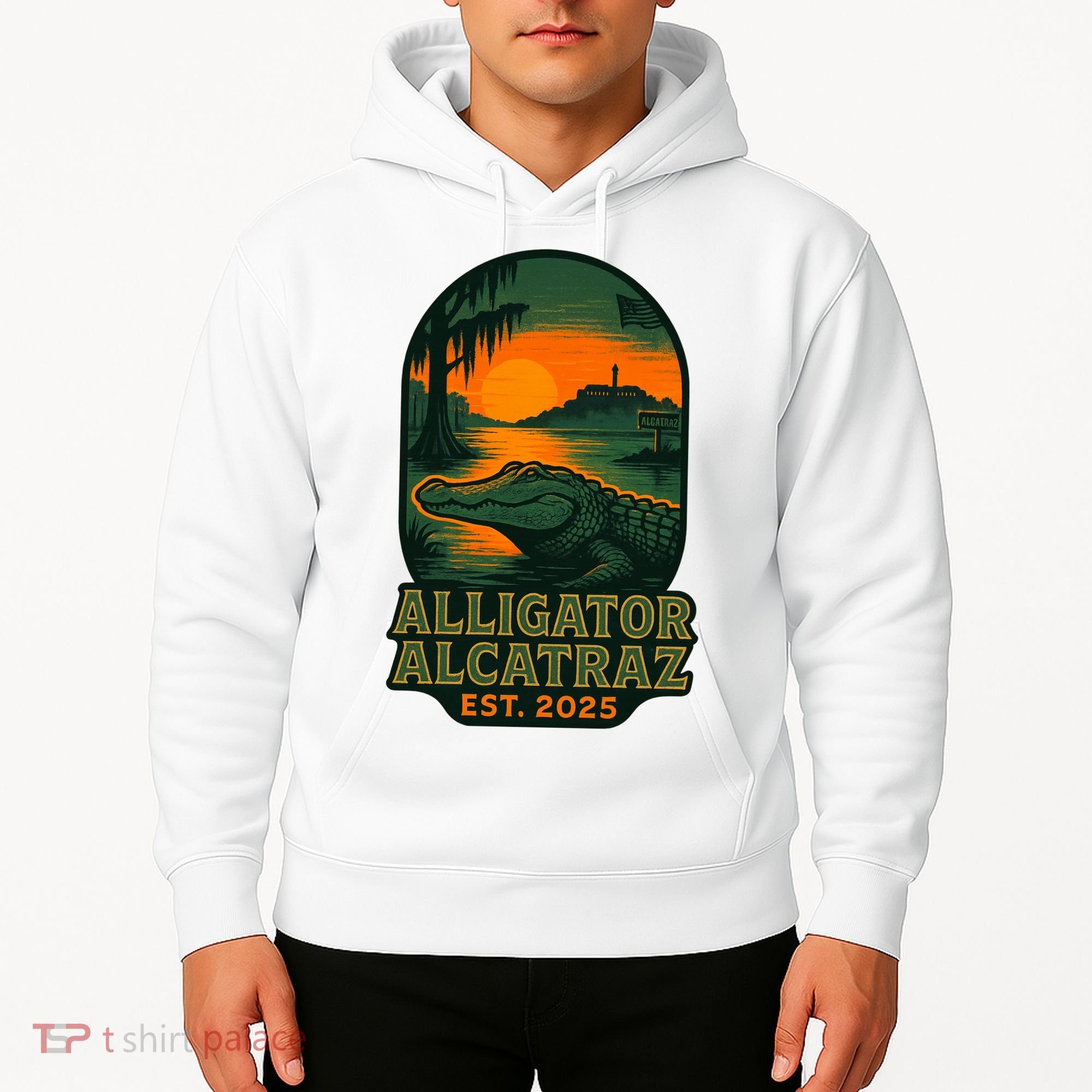 Alligator Alcatraz Est 2025 Hoodie