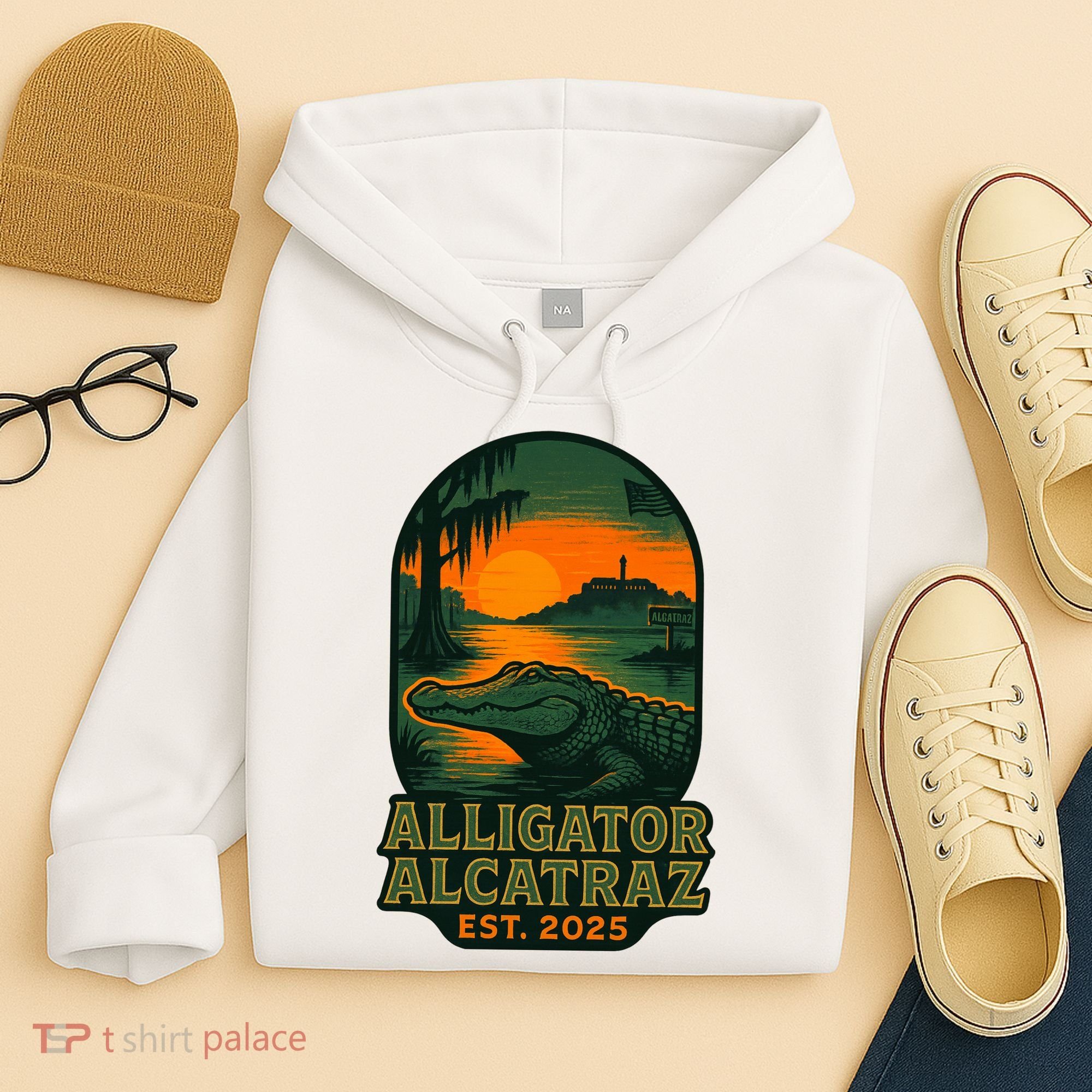 Alligator Alcatraz Est 2025 Hoodie
