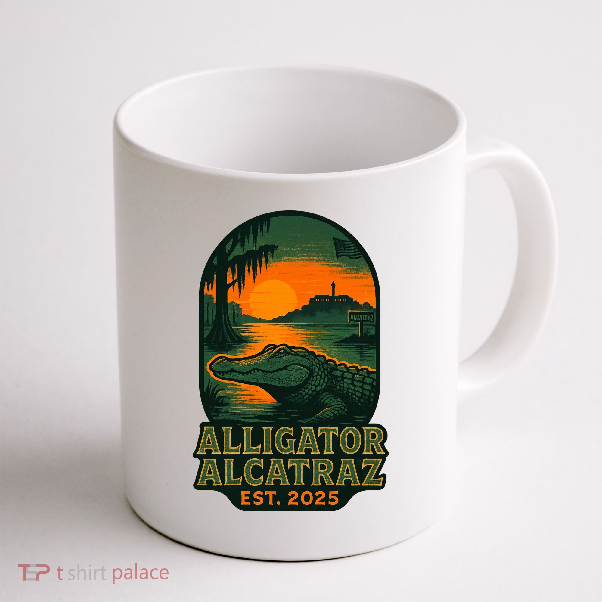 Alligator Alcatraz Est 2025 Coffee Mug