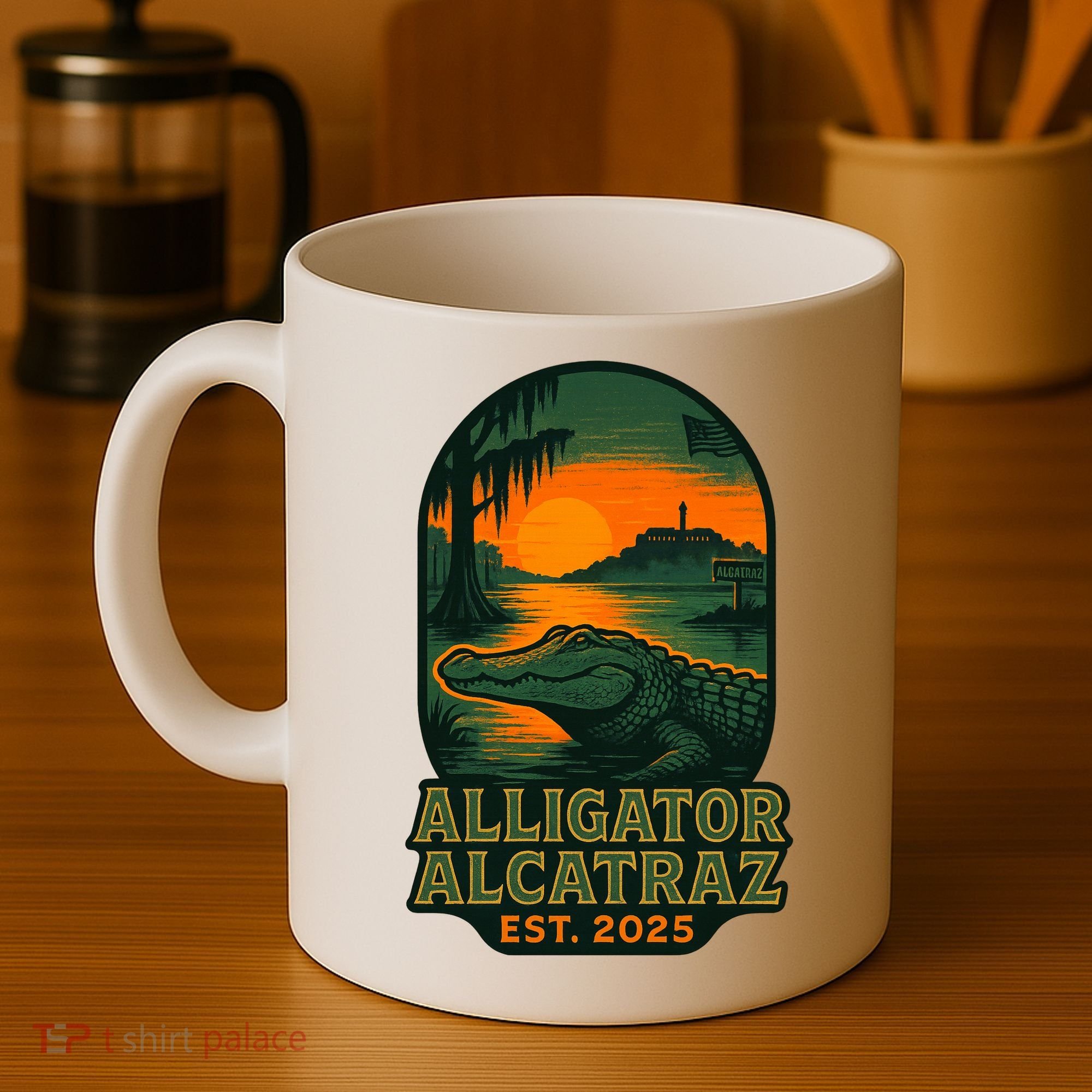 Alligator Alcatraz Est 2025 Coffee Mug