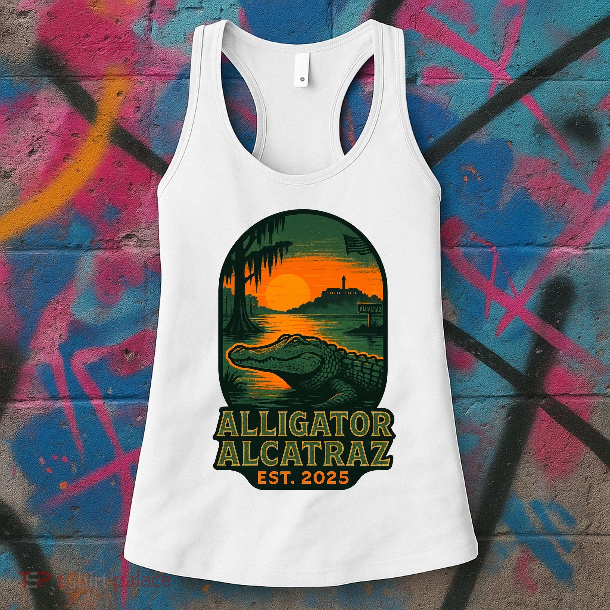 Alligator Alcatraz Est 2025 Women's Tank Top