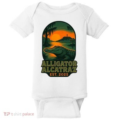 Alligator Alcatraz Est 2025 Baby Bodysuit