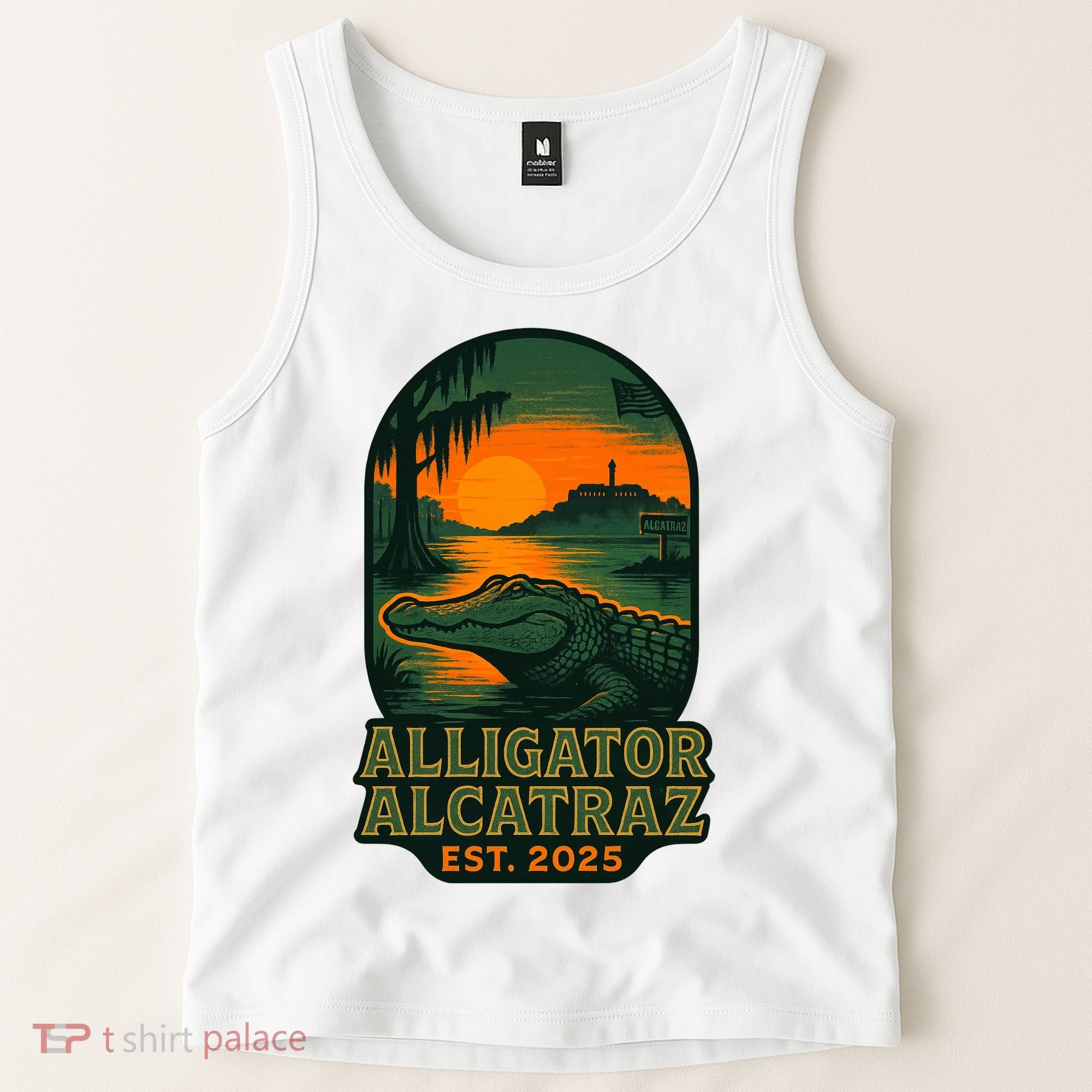 Alligator Alcatraz Est 2025 Tank Top