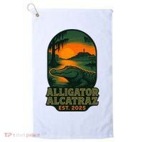 Alligator Alcatraz Est 2025 Golf Towel thumb 0