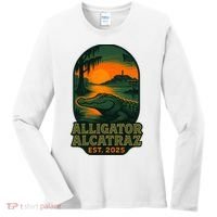 Alligator Alcatraz Est 2025 Women's Long Sleeve Shirt thumb 0