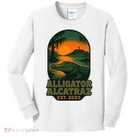 Alligator Alcatraz Est 2025 Kids Long Sleeve Shirt thumb 0