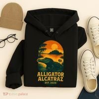 Alligator Alcatraz Established 2025 Gator Swamp Hoodie thumb 4