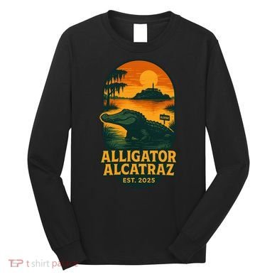 Alligator Alcatraz Established 2025 Gator Swamp Long Sleeve Shirt