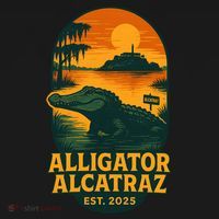 Alligator Alcatraz Established 2025 Gator Swamp Sweatshirt thumb 3