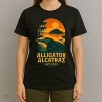 Alligator Alcatraz Established 2025 Gator Swamp T-Shirt thumb 4