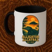 Alligator Alcatraz Established 2025 Gator Swamp Coffee Mug thumb 2