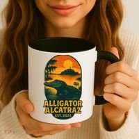Alligator Alcatraz Established 2025 Gator Swamp Coffee Mug thumb 3