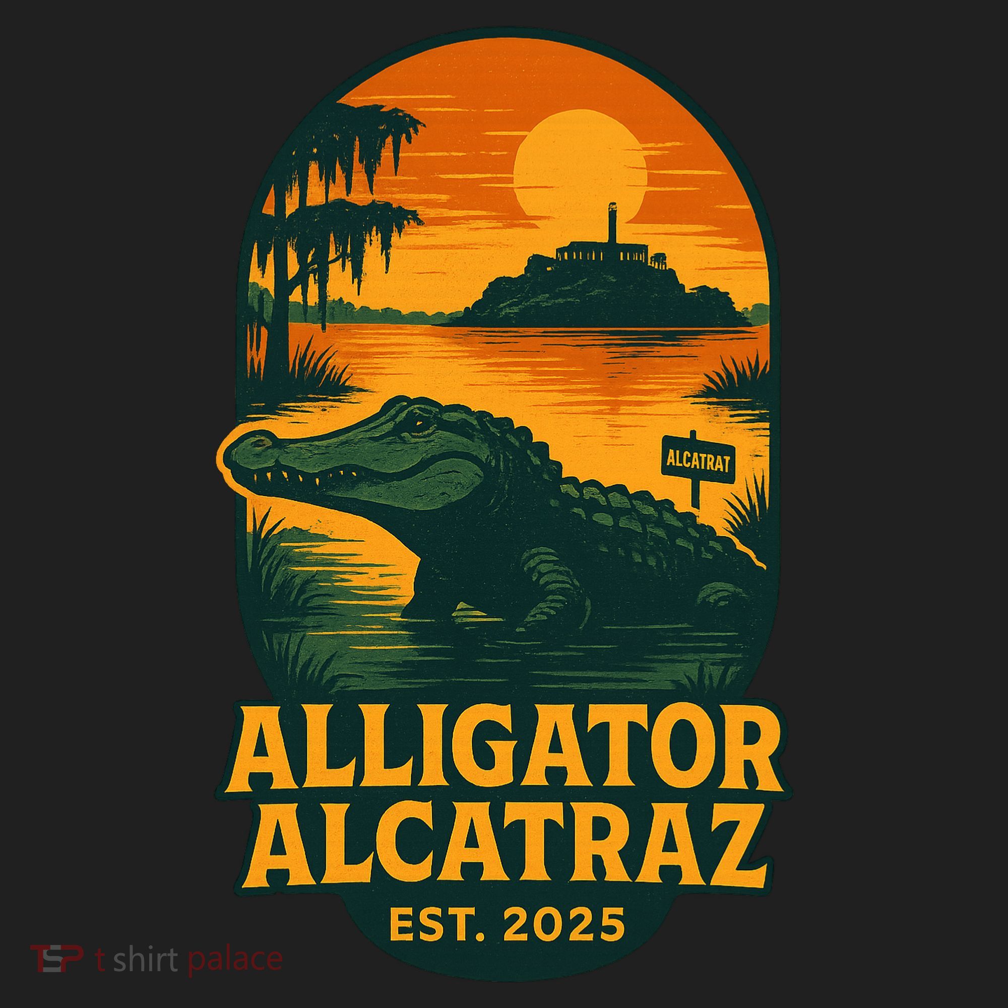 Alligator Alcatraz Established 2025 Gator Swamp Beanie