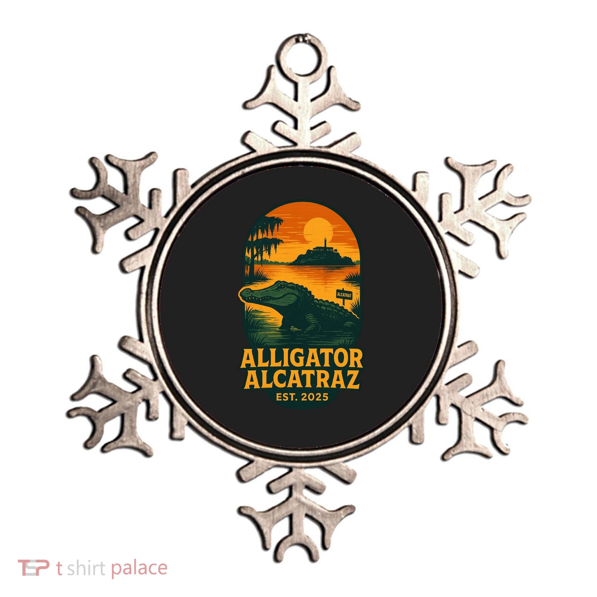 Alligator Alcatraz Established 2025 Gator Swamp Ornament