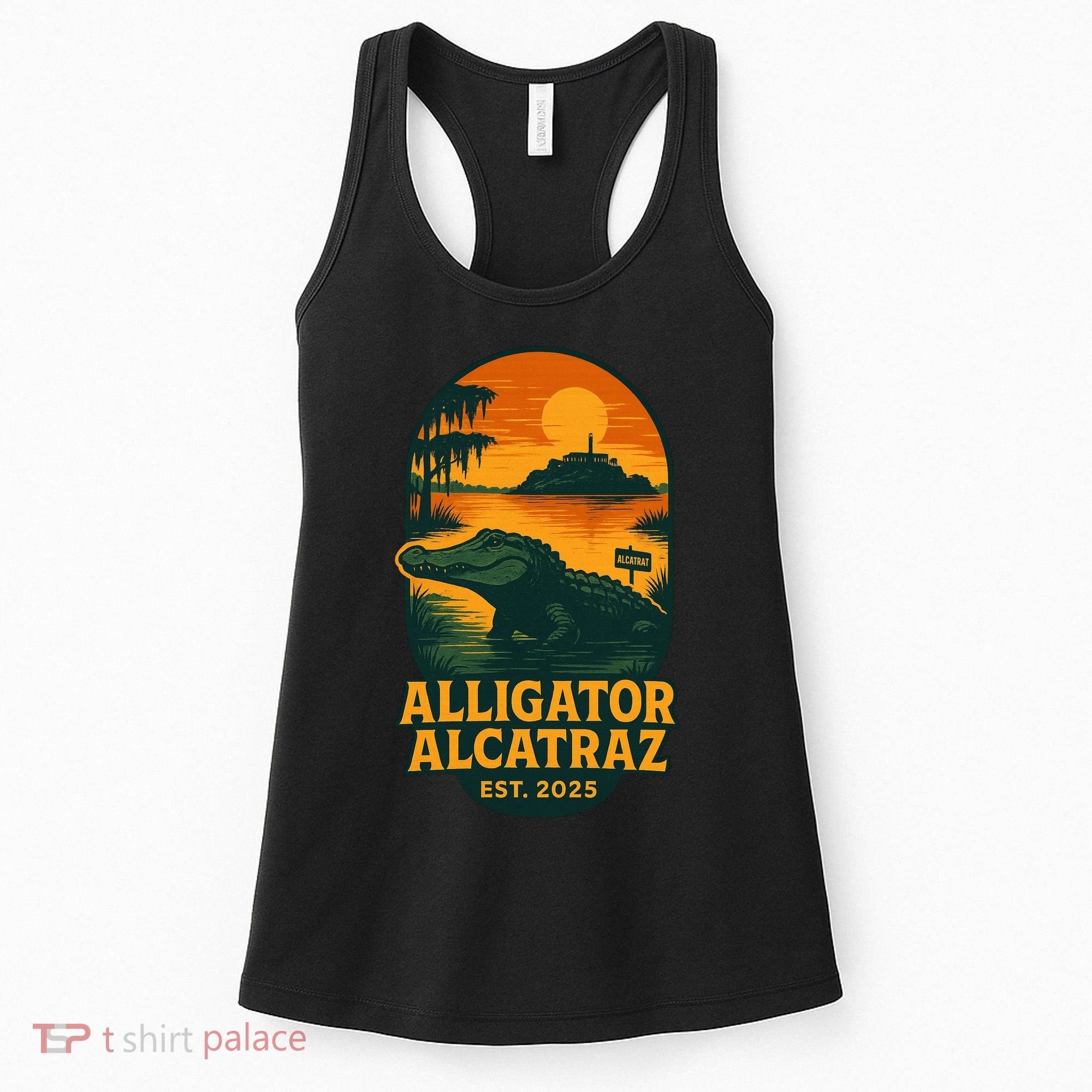 Alligator Alcatraz Established 2025 Gator Swamp Women's Tank Top