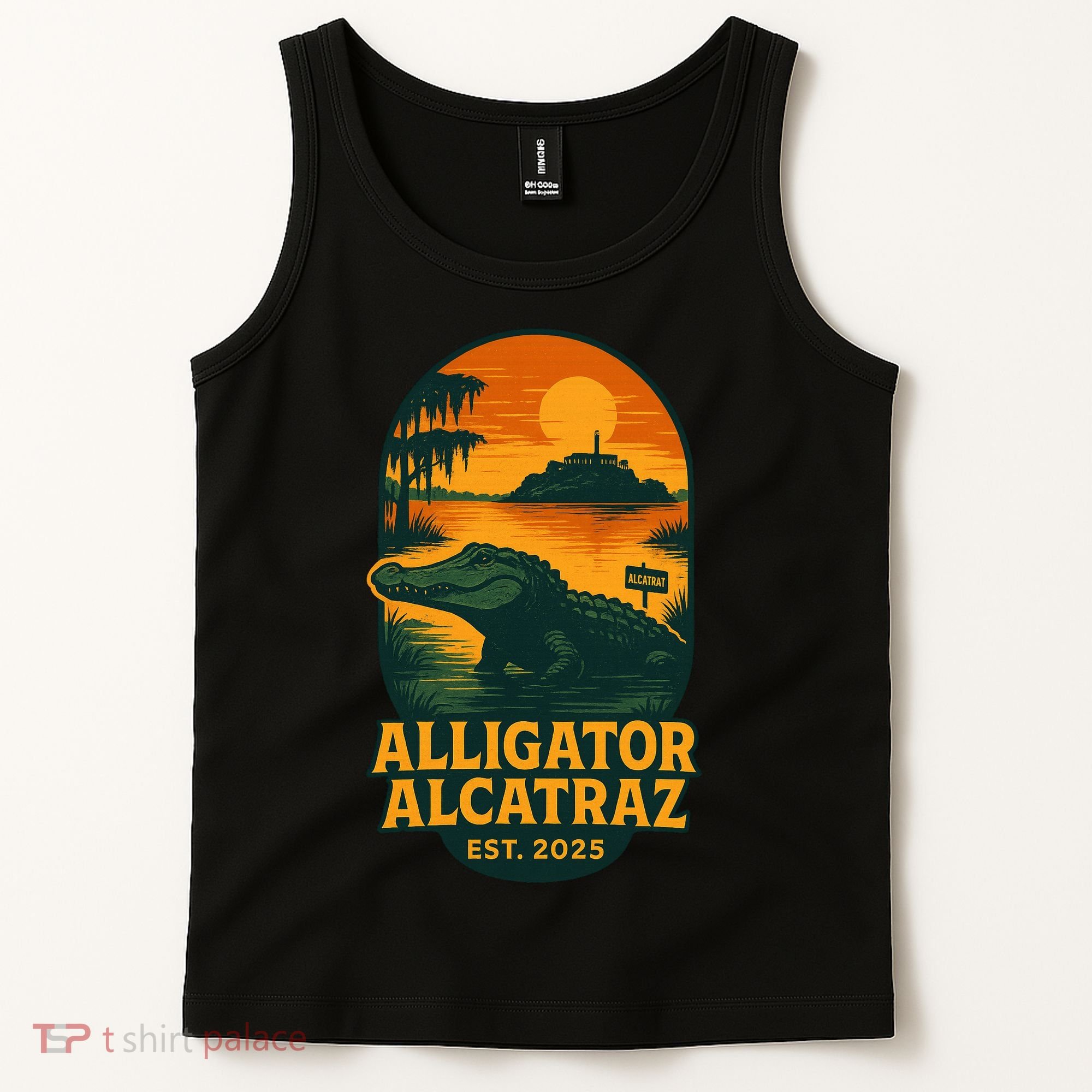 Alligator Alcatraz Established 2025 Gator Swamp Tank Top