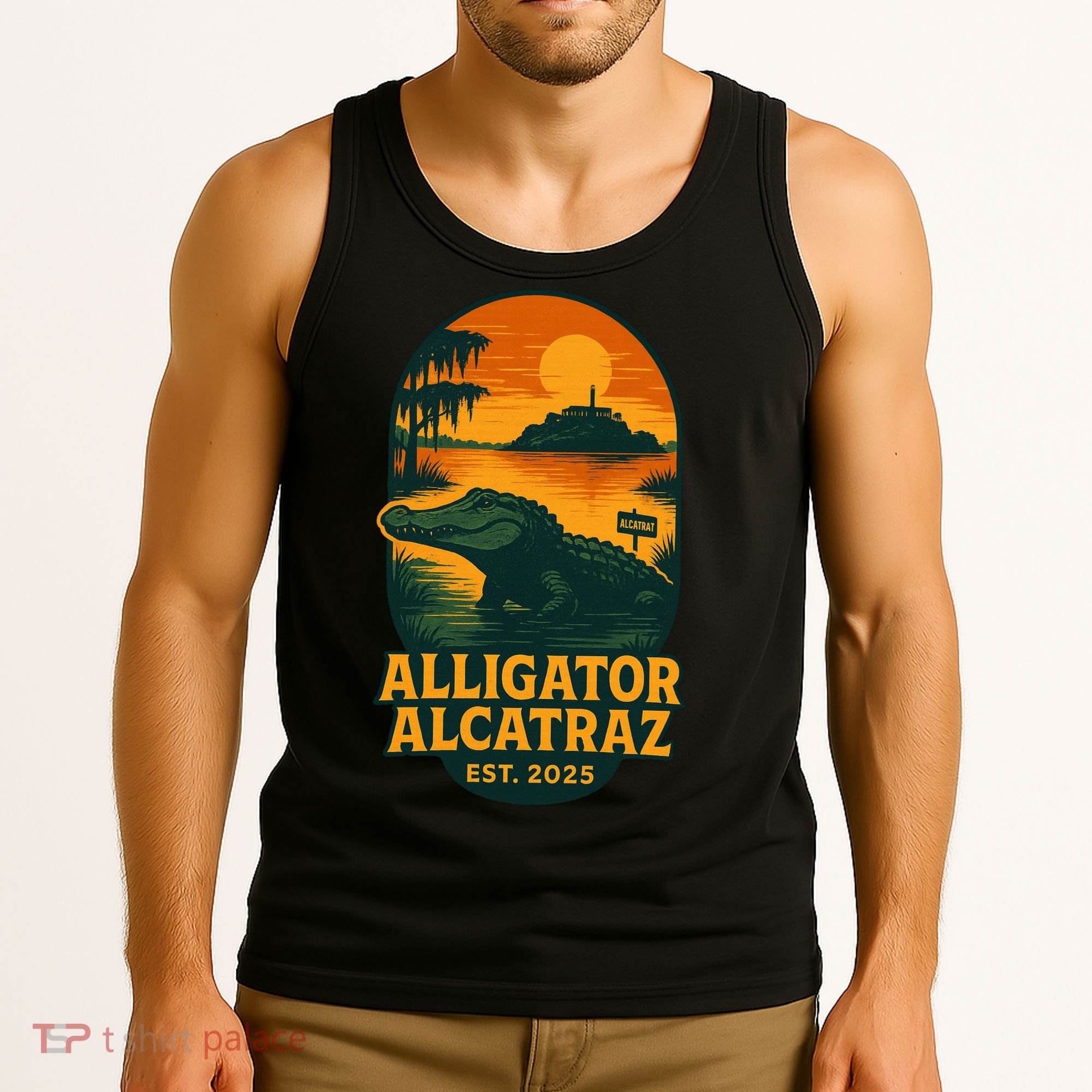 Alligator Alcatraz Established 2025 Gator Swamp Tank Top