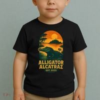 Alligator Alcatraz Established 2025 Gator Swamp Toddler T-Shirt thumb 2