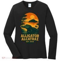 Alligator Alcatraz Established 2025 Gator Swamp Women's Long Sleeve Shirt thumb 0