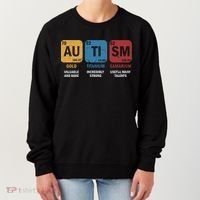 Autism Awareness Elets Periodic Table Asd Chemistry Gift Women's Sweatshirt thumb 0