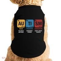 Autism Awareness Elets Periodic Table Asd Chemistry Gift Doggie Tank thumb 0