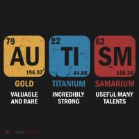 Autism Awareness Elets Periodic Table Asd Chemistry Gift Doggie Tank thumb 4
