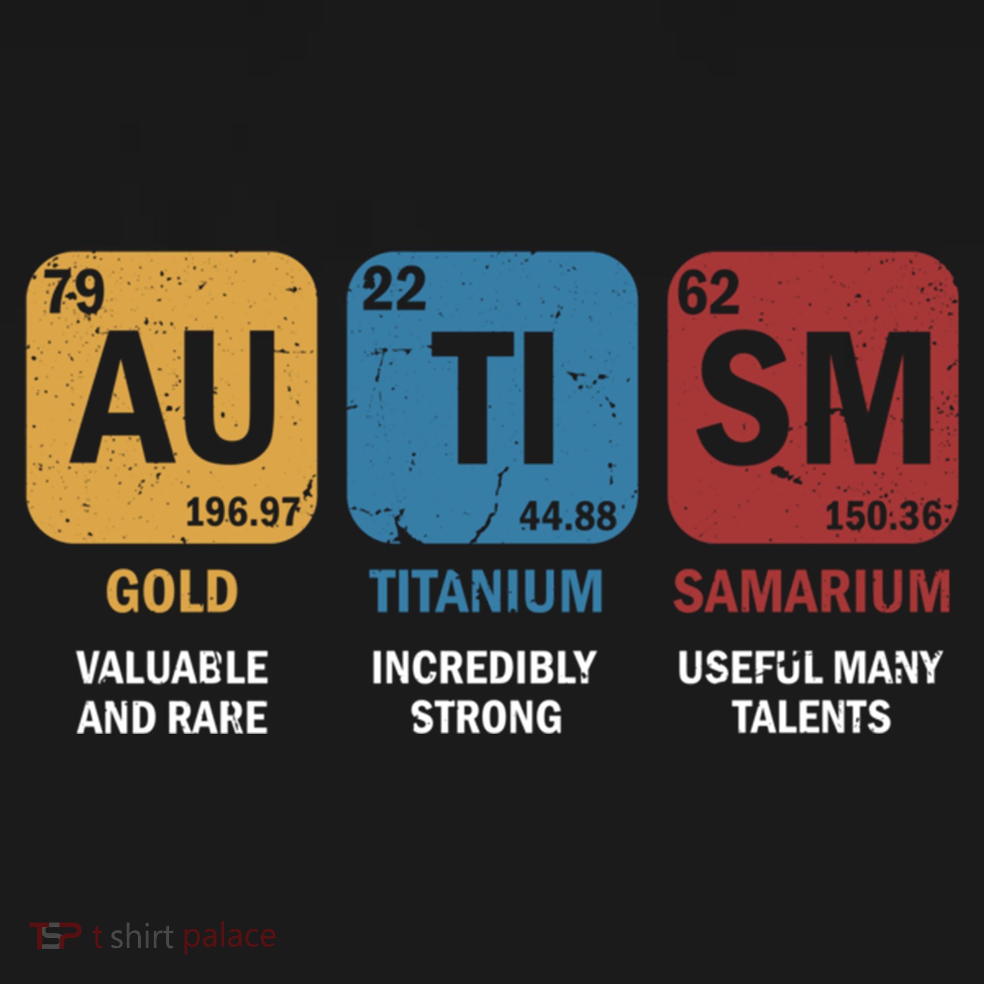 Autism Awareness Elets Periodic Table Asd Chemistry Gift Doggie Tank