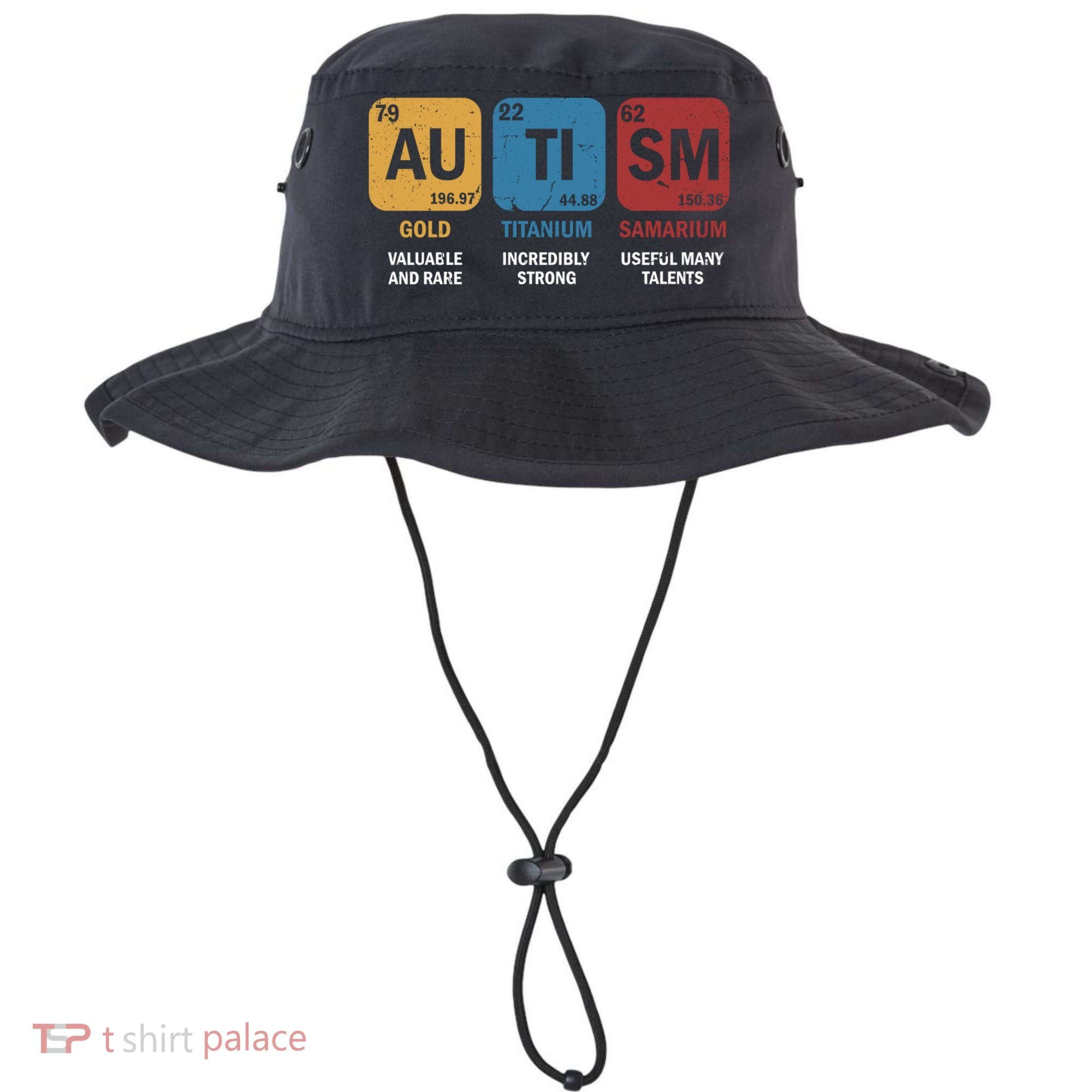 Autism Awareness Elets Periodic Table Asd Chemistry Gift Bucket Hat