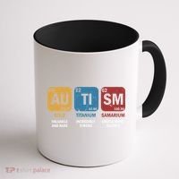 Autism Awareness Elets Periodic Table Asd Chemistry Gift Coffee Mug thumb 1