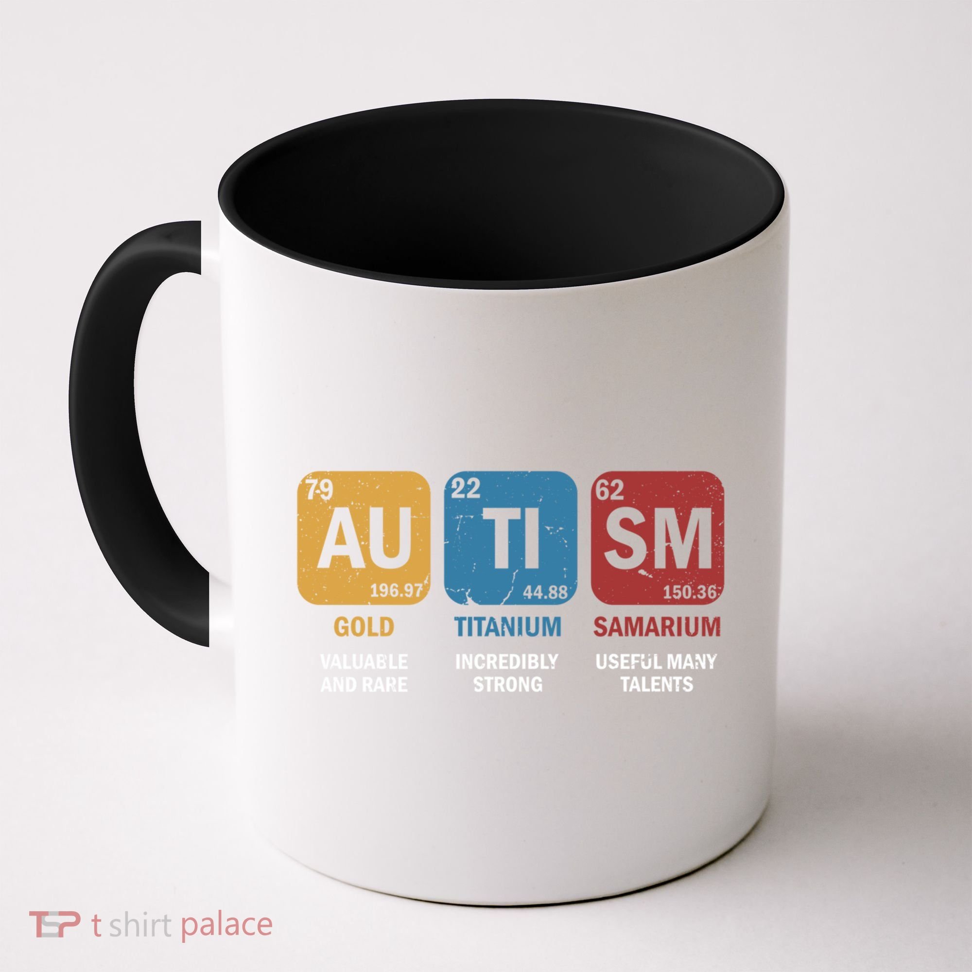 Autism Awareness Elets Periodic Table Asd Chemistry Gift Coffee Mug