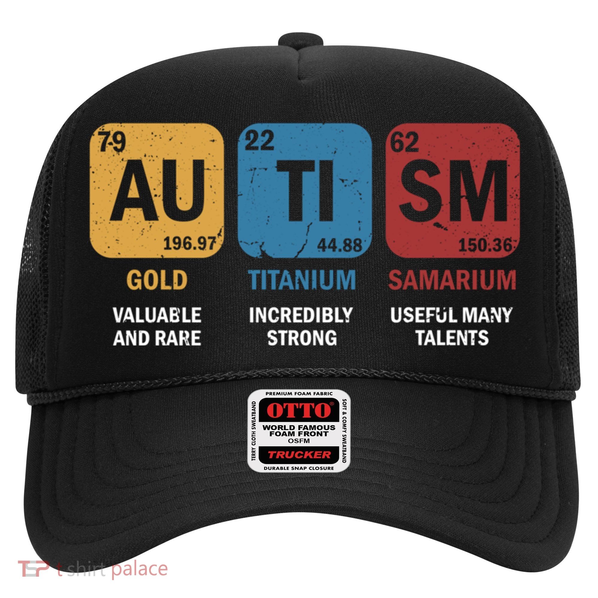 Autism Awareness Elets Periodic Table Asd Chemistry Gift Hat