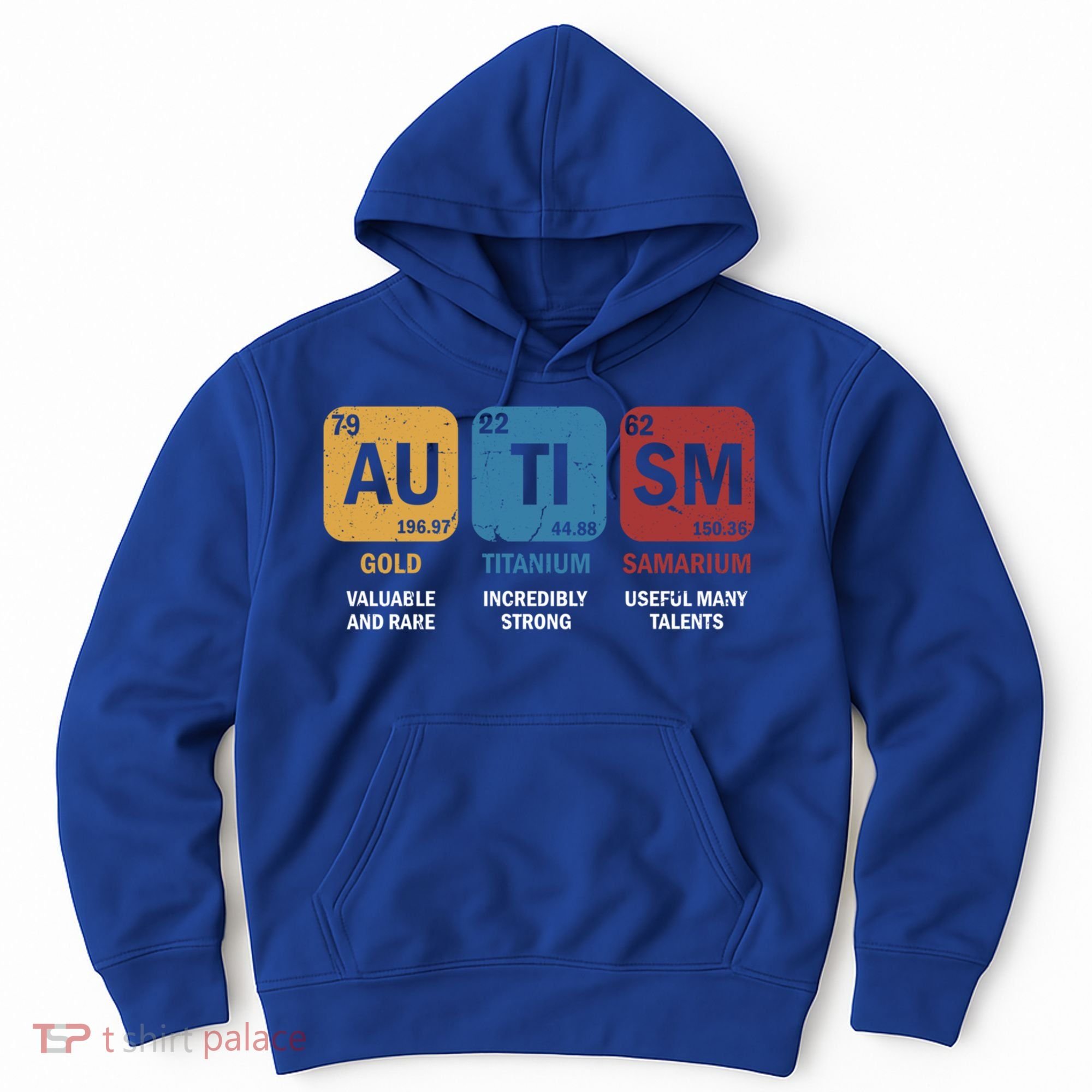 Autism Awareness Elets Periodic Table Asd Chemistry Gift Hoodie
