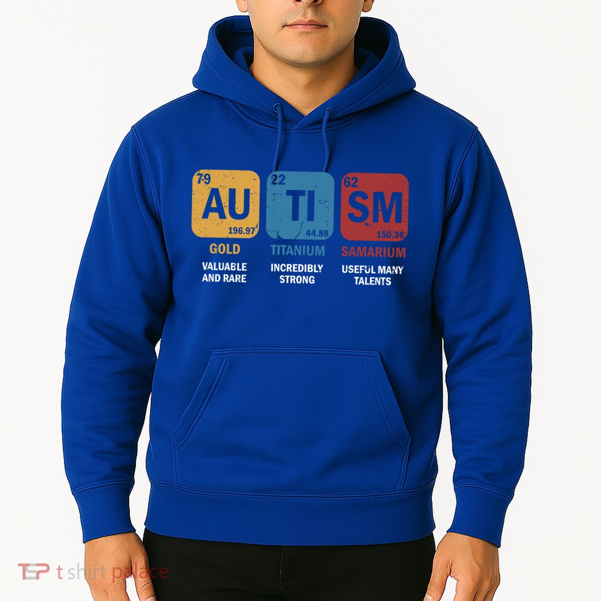 Autism Awareness Elets Periodic Table Asd Chemistry Gift Hoodie