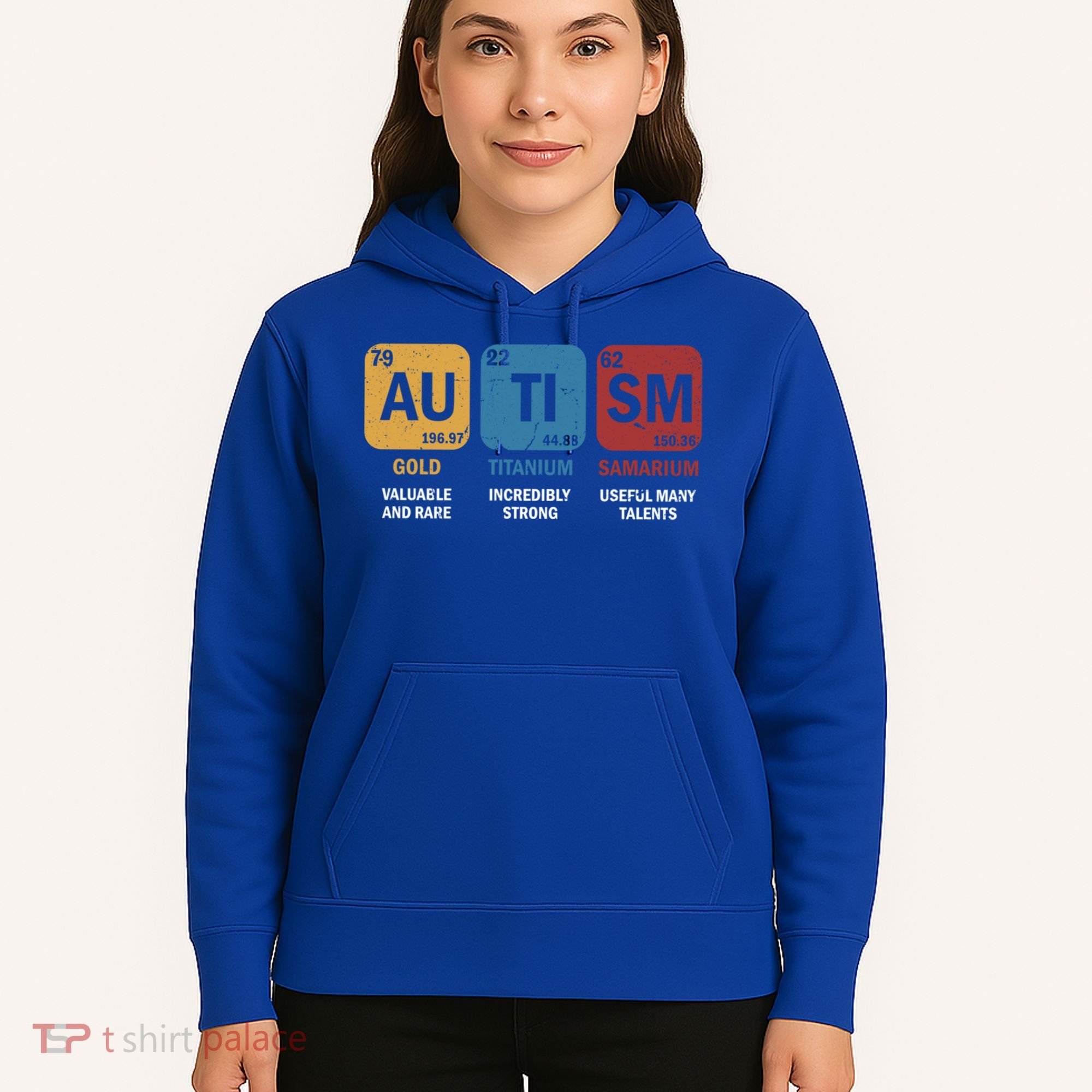 Autism Awareness Elets Periodic Table Asd Chemistry Gift Hoodie