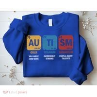 Autism Awareness Elets Periodic Table Asd Chemistry Gift Sweatshirt thumb 2