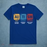 Autism Awareness Elets Periodic Table Asd Chemistry Gift T-Shirt thumb 5