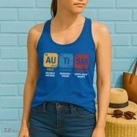 Autism Awareness Elets Periodic Table Asd Chemistry Gift Women's Tank Top thumb 2