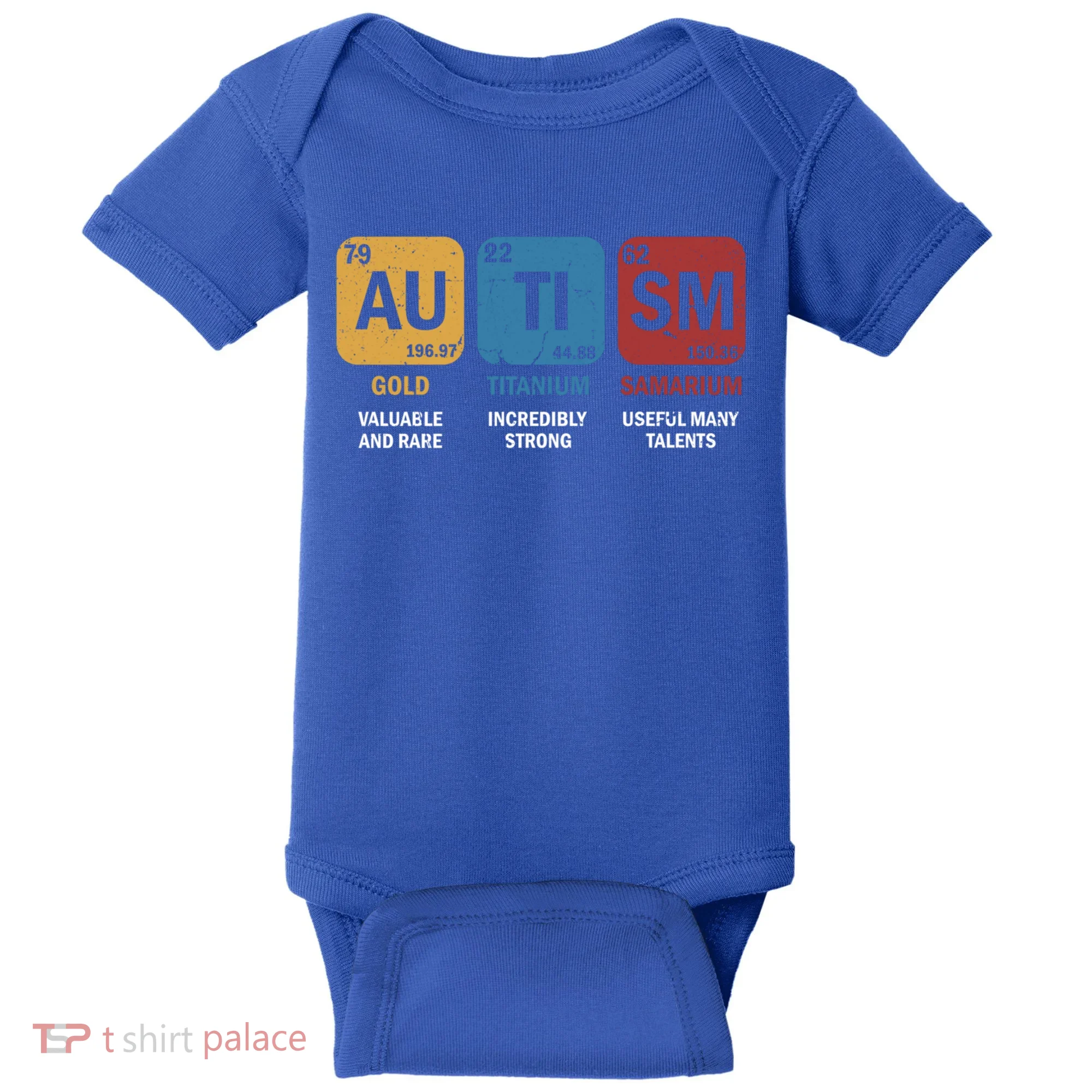 Autism Awareness Elets Periodic Table Asd Chemistry Gift Baby Bodysuit